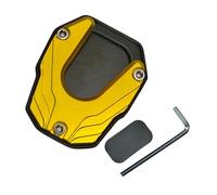 HOOLRZI Aluminum Extension Plate for CBR650 Motorbike Accessory Motorcycle Kickstand Foot Side Stand Enlarger Pad Plate Kickstand Enlarger Pad