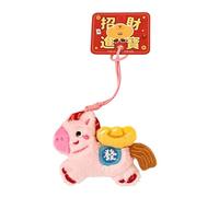 HOOLRZI Autumn Themed Plush Keyring Cartoon Animal Ornament Portable Family Friend Cartoon Keychain Toy