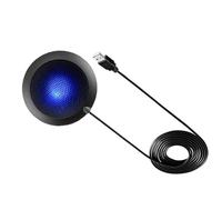 HOOLRZI Computer Mic Portable USB Conference Microphone Nonslip Base Omnidirectional Condenser PC Microphone For Online Meeting For Video Conference Gaming Chatting