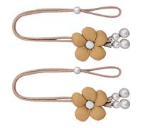 HOOLRZI Curtain Tiebacks Flower Window Bind Rope Decorative Curtains Holdbacks Drapery Home Office Decors Decorative