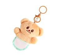 HOOLRZI Cuteness Bear Plush Dolls Pendant Plush Key Ornament Soft Hanging Pendant Plush Texture for Keychains and Room Decors