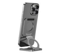 HOOLRZI Double Phone Stand Foldable Car Mount Very Thin Design Multiple Angles Viewing For Navigation Video Calls Office Use Lightweight Silicone Phone Stand