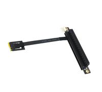 HOOLRZI Double To PCIE 16X Adapter Cable 270 Degree To PCIE 16X Adapter Extension Connectors For PC Graphics Card Acceleration