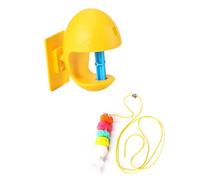 HOOLRZI Electronic Pet Cats Teaser Toy Extendable Teasing Rope with Flexible String for Boredom Enrichment Door Frame Electric Extendable Selfteasing Rope