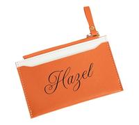 HOOLRZI Elegant Cardholder with Reinforced Zippered Pocket for Credit Cards Coin Multi Functional PU Leather Coin Purse Everyday Essential Organizer