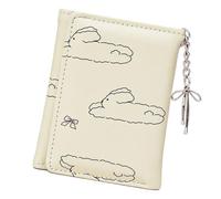 HOOLRZI Elegant Small Bows Wallet for Women Aesthetic Designs Short Wallets PU Leather Coin Purse Stylish Women's Card Holder Women Wallet