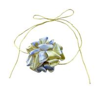 HOOLRZI Feminine 3D Flower Collar Necklace Fabric Rose Necklaces Simulated Flower Neckchain Floral Shape Clavicle Chains Choker
