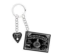 HOOLRZI Hanging Pendant Divination Keychain Tarots Planchette Game Spirit Board Gothic Tarot Board DIY Keychain Necklaces Earring Jewelry Making