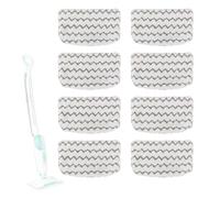 HOOLRZI High Absorbency Pack of 8 Replacement Mattresses for Fog Wipe Premium Microfibre Permanent Extended Use Various Floor Exteriors Wood Tiles