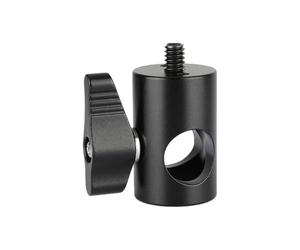 HOOLRZI High Strength Aluminum Pipe Clamp Connecting 1/4inch Locating Hole Components to 16mm Pipes for Stable Framework in Various Professional Setting Pipe Connectors