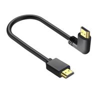 HOOLRZI Highly Speed HDTV Cable Male To Male HDTV Cord With 90 Degree Angles 4K60Hz For Gaming Consoles Cameras