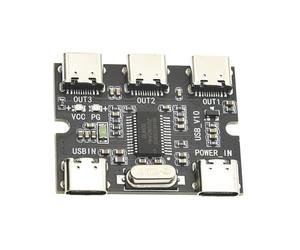 HOOLRZI Multiple Device USB2.0 Hub Type C Power Charging Without Driver Installation Required PC Use Plugs USB Hub