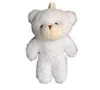 HOOLRZI plush keychain Mini Bear Cute Plush Bear Keychain Bag Ornament Women Handbag Decorations School Student Backpack Lovely Furry Pendant