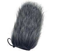 HOOLRZI Portable Microphone Windshield Faux Furry Windproof Muff For Microphones Covers For Outdoor Sound Record Windshield