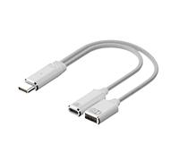 HOOLRZI Portable Type C To USB And Charging Adapter With Music Functionality For Travel Everyday Use 480Mbps Data Transfer