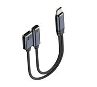 HOOLRZI Portable Type C To USB And Charging Adapter With Music Functionality For Travel Everyday Use 480Mbps Data Transfer