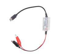 HOOLRZI Portable USB 5V to 13.8V Output Charging Cable with Clamp for Vehicle Battery Accessories Fast Charging Cable