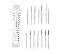 HOOLRZI Portable Watch Repair Kits Screw Plate and Taps for Precisions Threading and Tapping Accessories Hand Tool for Watchmaker