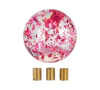 HOOLRZI Premium Glass Gear Lever Crystal Ball Shape Shifter Knob Decorative Gears Stick Shifter for Most Car SUV Premium Glass Lever
