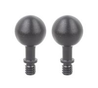 HOOLRZI Professional 17mm Ball Head To 1/4inch Thread Conversion Adapters Aluminum Mounting 2pcs For Action Camera Mounts Live Streaming Camera
