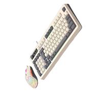 HOOLRZI Small 98Key Wire Keyboard ARGB Backlight Modes Ergonomic Keyboard For Gaming Office Use Portable Easy To Use