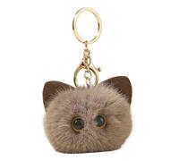 HOOLRZI Soft Cartoon Keychain Pendant Accessory Key Chain Featuring A Cartoon Furry Doll Pendant for Women's Car Key Ornament