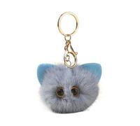 HOOLRZI Soft Cartoon Keychain Pendant Accessory Key Chain Featuring A Cartoon Furry Doll Pendant for Women's Car Key Ornament