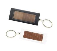 HOOLRZI Solar-Powered LED Keychain Light Flashlight For Outdoor Survival Gear & Night Hiking Essentials Multiple Purpose LED Keychain Light