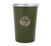 HOOLRZI Stainless Steel Insulated Camping Mugs Lightweight Outdoor Drinkware for Backpacking Coffee Tea Weather Resistant Stainless Steel Cups