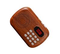 HOOLRZI Traditional Music Player With Card Slot Easy To Use For Seniors Enjoy Nostalgic Tune Traditional Music Player