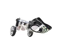 HOOLRZI Two Wheel Pet Leg Wheelchair Adjustable Frame Detail Mobility Aid for Disabled Dogs Dog Training Equipment