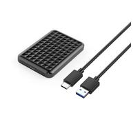 HOOLRZI USB 3.1 Solid Disk External Enclosure Box 6Gbps Highly Speed For 2.5In Port Disk UASP Trim Supported Alloy Case