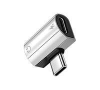 HOOLRZI USB C To 3.5mm Headphone And Charging Adapter Tyoe C Chargers With PD60W Fast &3.5mm Port For Smartphones Fast Adapter