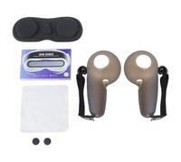 HOOLRZI VRs Handle Protections Kits For 4Ultra With Silicone Covers And Lens Films Enhanceds Grip Controller Silicone Case