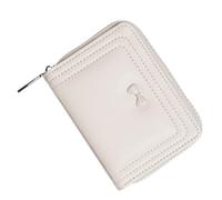 HOOLRZI Wallets for Women Girls Card Holder Ladies Bifolds Pu Leather Clutches Purses Compact Simple Short Bifolds Clutches Purse