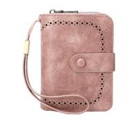 HOOLRZI Women Wallet Leather Rfids Blocking Bifolds Clutches Wallets Card Holder Ladies Clutches Purse with Clear Window Women's Wallets Rfids Blocking Leather Bifold Clutch