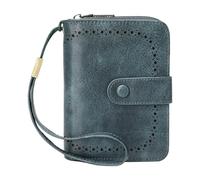 HOOLRZI Women Wallet Leather Rfids Blocking Bifolds Clutches Wallets Card Holder Ladies Clutches Purse with Clear Window Women's Wallets Rfids Blocking Leather Bifold Clutch