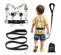 HOOMTREE Safety Walking Harness and Leash for Autism & Special Needs Kids Ages 6-12 with Easy-Adjust Tether + Emergency Grab Handle for Wandering Prevention & Calm Outdoor Adventures