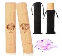 HOOMTREE Small Scattering Urns for Human Ashes Adult,9''x2'' Scattering Tubes for Human Ashes,Eco Friendly Biodegradable Urns for Pet Human Ashes(Set of 2,Tree of Life Pattern)
