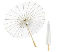HOOMUU 12 Pcs Parasol Umbrella 33 Inches Paper Umbrellas for Wedding Chinese Japanese Umbrellas DIY Oiled Painting Craft Decorative for Party Decor Outdoor Photography Props