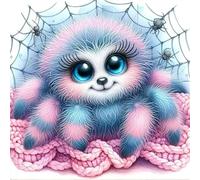 Hoonjiin Diamond Art Painting Kits for Adults Full Drill,5D DIY Square Drill Diamond Painting Kit,Embroidery Gem Arts and Crafts for Adults for Home Wall Decor Gifts Spiders 40x40cm