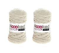 Hoooked Ribbon XL Wool 2 Balls Ecru Sand (RXL 33)