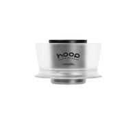 Hoop Coffee Brewer - Award Winning Radial Infusion Brewer, Effortless Full-Bodied Extraction with No-Bypass - Manual Drip Coffee Maker for Home Café Restaurant Camping, Ghost