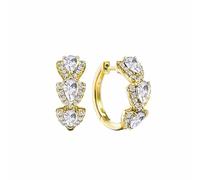 Hoop Earrings For Women, Cubic Zirconia Stud Earrings, Sterling Silver Earringss For Women Gold Hoop Earring Cubic Zirconia Huggie Earringss Birthday Wedding Jewellery Teenage Girls Fashion