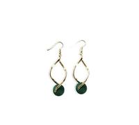 Hoop Earrings for Women,Stylish Retro Geometric Curve Ear Pierced Clip Hook Pendant Ladies Jewelry/a
