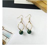Hoop Earrings for Women,Stylish Retro Geometric Curve Earrings Ear Pierced Ear Clip Hook Pendant Ladies Ear Jewelry/a