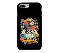 HOOP FULL OF LOOPS Punch Needle Yarn Flowers Craft Case for iPhone 7 Plus/8 Plus