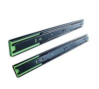 Hoopever Heavy Duty Drawer Runners, 500mm Soft Close Drawer Runners Full Extension Industrial Drawer Slides 50KG Load Capacity Side Mount Ball Bearing Shelf Guide Rails Replacement Self Close 1 Pair