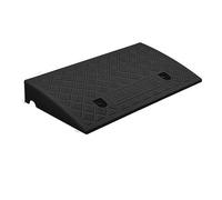 Hoopever Kerb Ramp 490×270×70mm Portable Curb Ramp Lightweight Plastic Threshold Ramp 2.75 Inch Rise Transition Ramp for Pavements Car Bike Wheelchair Motorcycle Handcart, Slip-Resistant Surface