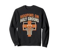 Hooping On Holy Ground Christian Basketball Faith Sweatshirt